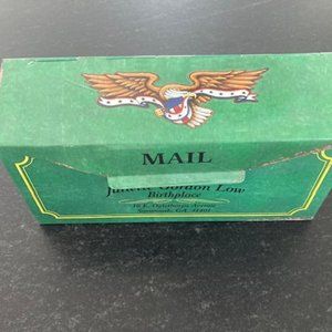 Vintage "mail" tin